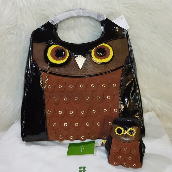 kate spade Handbags - Kate Spade Owl Maxwell & Maximilian Set